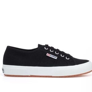 Superga Black and White Cotu Sneakers